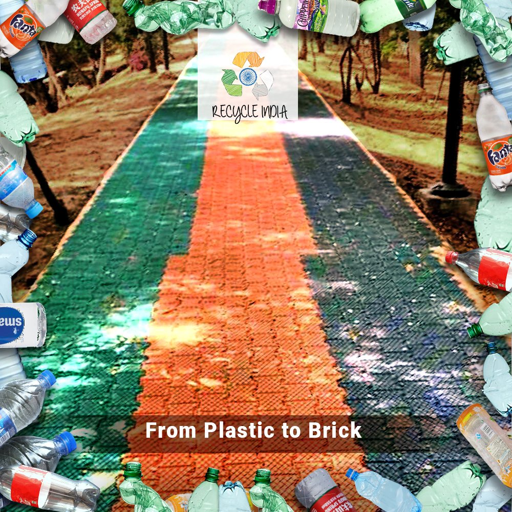Recently the Municipal corporations of Gurugram converted 45 Tonnes of plastic waste into 1.5 lakhs of Eco-friendly tiles. Possibility is endless for Recycling.