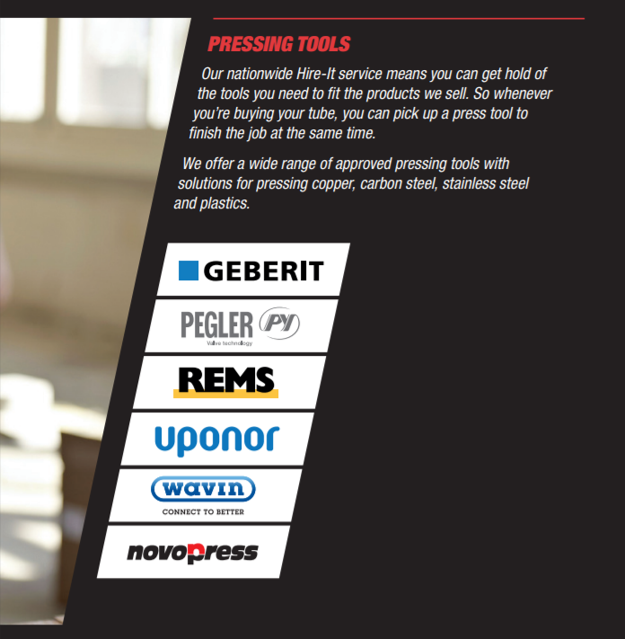 bssindustrial's tweet photo. Our nationwide #HireIt service offers a wide range of approved #pressingtools.
Build your hire quote online https://t.co/3U1uv3SAYQ, call our direct hire team -
0344 892 1878 or email us directhirebss@bssgroup.com
#Geberit #Pegler #REMS #Uponor #Wavin #novopress https://t.co/iCazCOH4rc