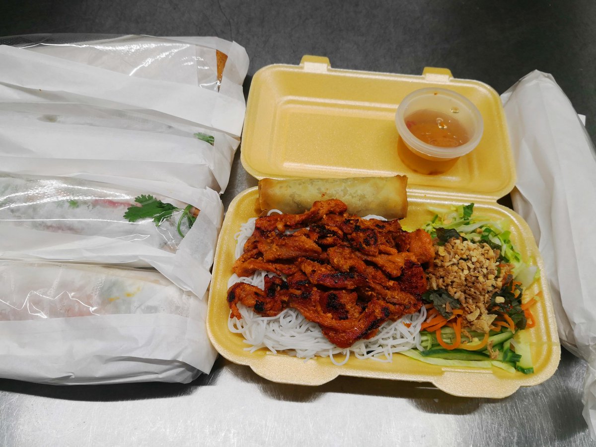 We are open for takeaway only from 12 noon to 8pm.  Tuesday to Sunday. With an extended menu. Please come back to visit us.#foodporn #baobuns #Takeaway #icecoffee #rice #noodles #vegetarian #bubbletea #vietnamesefoods