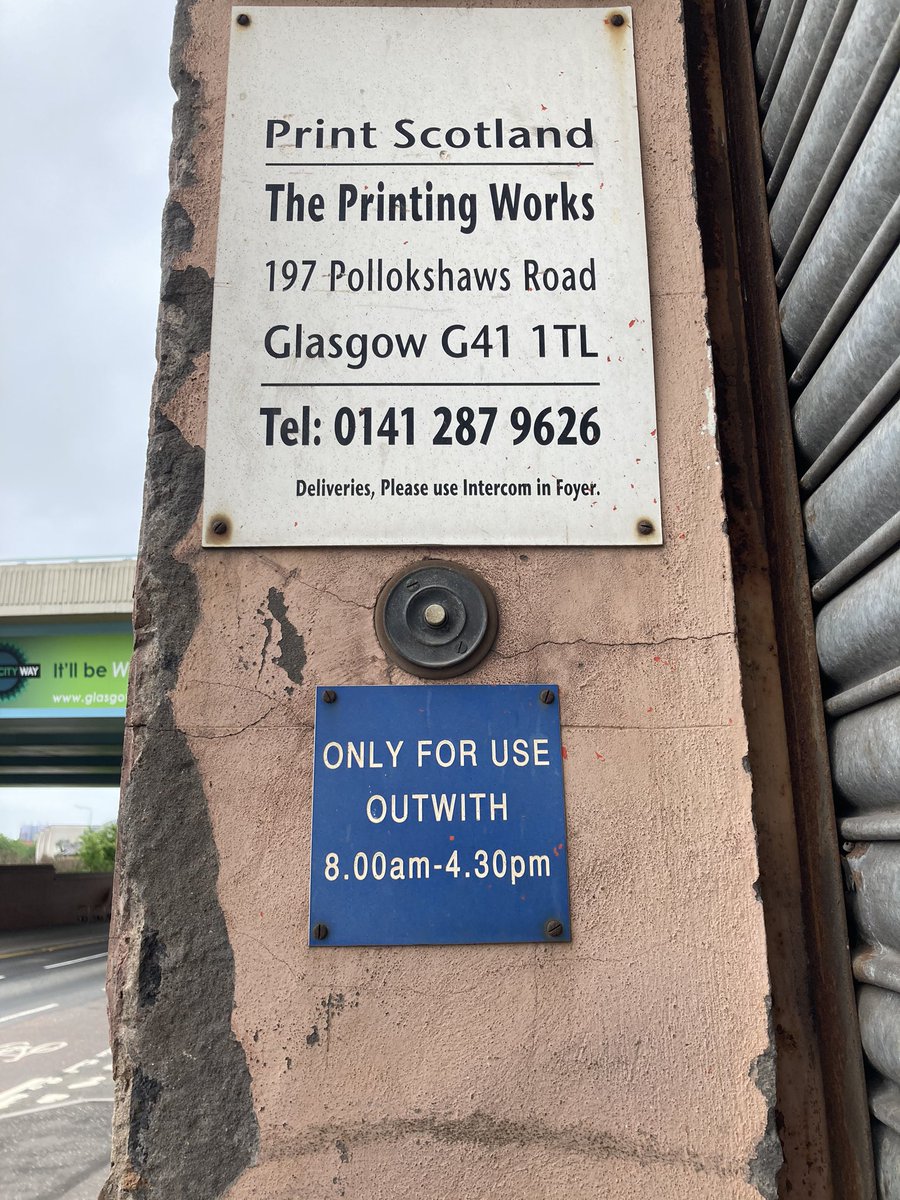 Official use of ‘outwith’ #scottishenglish #Glasgow