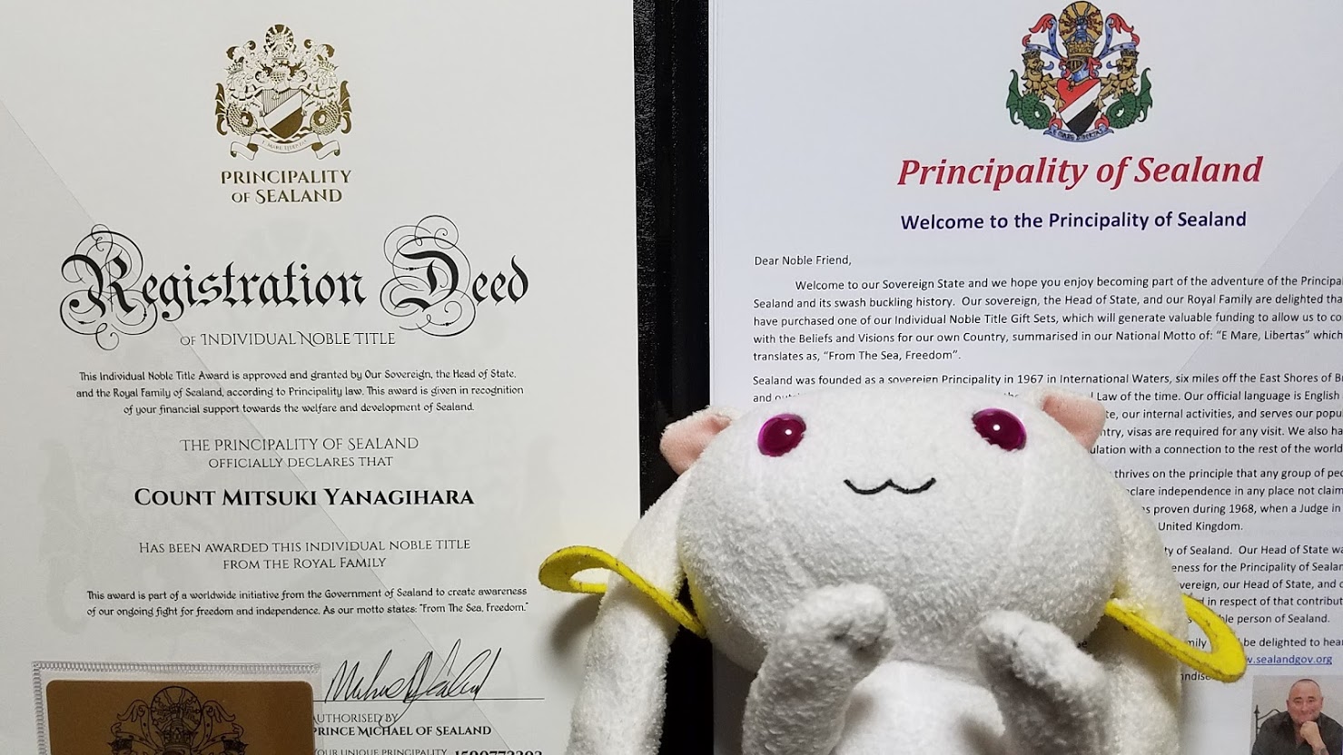 㴇 しょう Cardhu00 ヘタリアの影響で爵位買ってる人多いけどシーランド人 からしたらなんで日本人ばっか爵位買ってるんだろうって思いますよね笑 Twitter