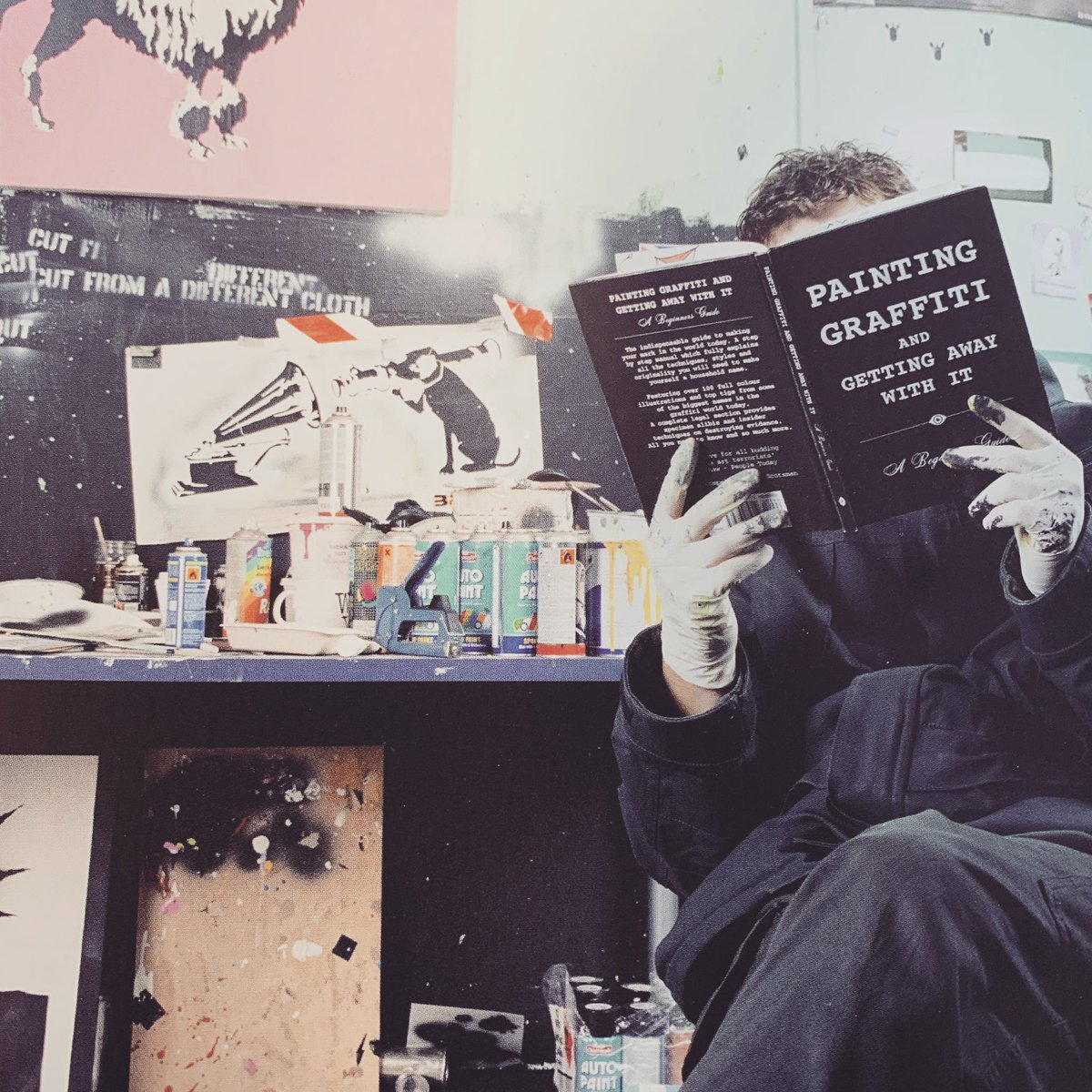 バンクシー コート M 希少 公式】バンクシー BANKSY ロングコート バンクシー展～天才か