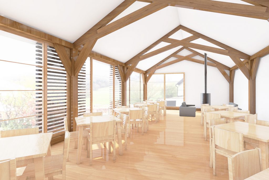 StudioLIMEuk's tweet image. Newton Farm Foods - conception to completion. 

#architecture #design #Construction #oakframe