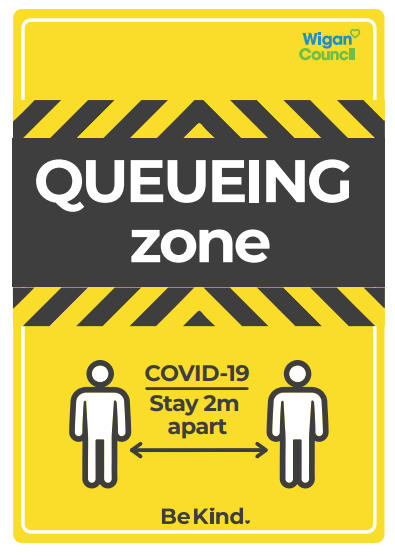 If you own a local business and are  reopening your doors this week, make sure your premises is well signed. Head to our website to access downloadable graphics like the below: bit.ly/3dZ6r1H