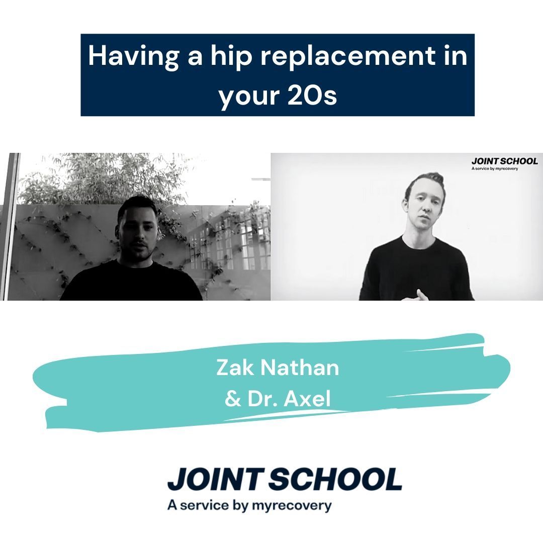 Yesterday we uploaded a Q&amp;A with Zak Nathan about having a hip replacement in your 20s, check it out and subscribe! buff.ly/2XQckrV

Sign up for the Joint School app for FREE! buff.ly/3fkA7H2 🌟