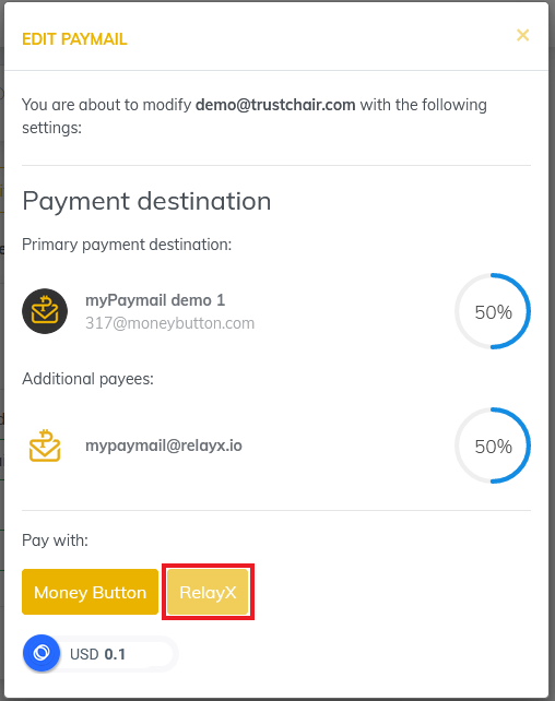 myPaymail's tweet photo. Today we're reaching out with a new announcement: myPaymail now supports @relayxio! And for those of you with advanced use cases: you can also choose which public key will be exposed by your #paymails. Check out all the details in our latest blog post: https://t.co/BPlp36VvW9 https://t.co/zYboC76Nt8