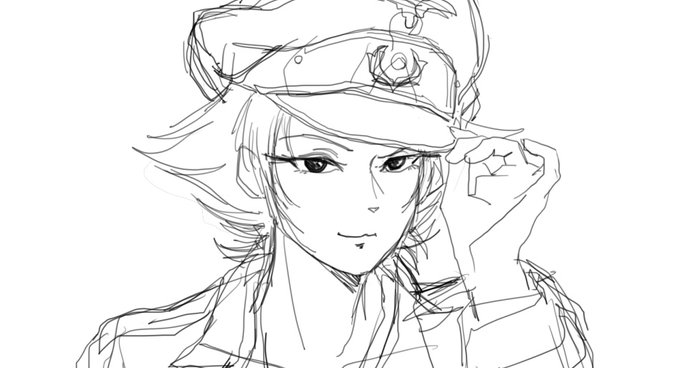 ワンドロお休みしてエルヴィン殿描いてます〜 