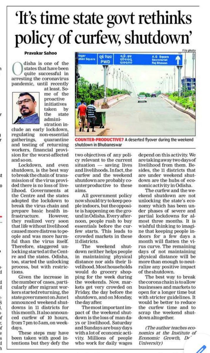 Odisha'a curfew and shut down policy. Does it help?