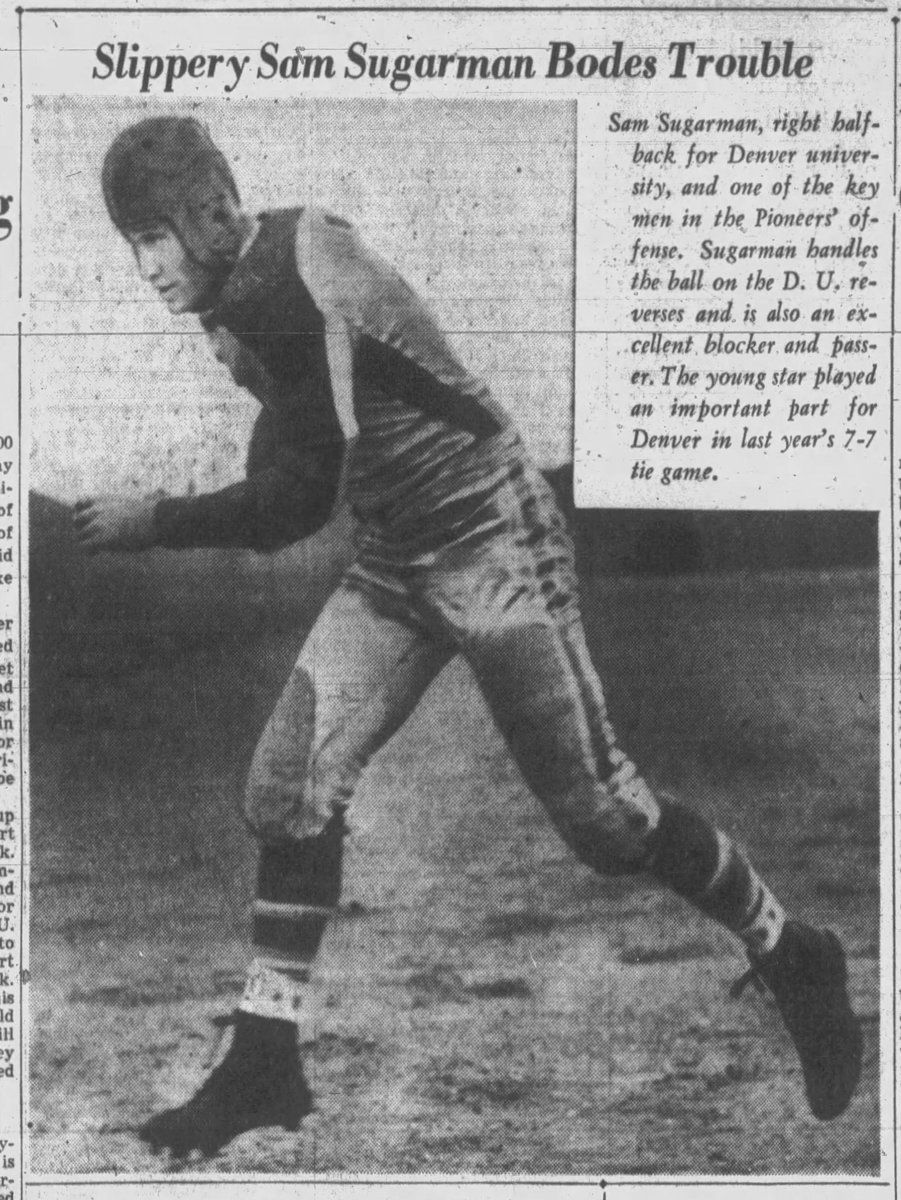 The Satire Lounge was owned by ex-football star Sam Sugarman. Sam was an All-American at Denver University when it still had a team. It was originally called Sugie's Lounge. 4/