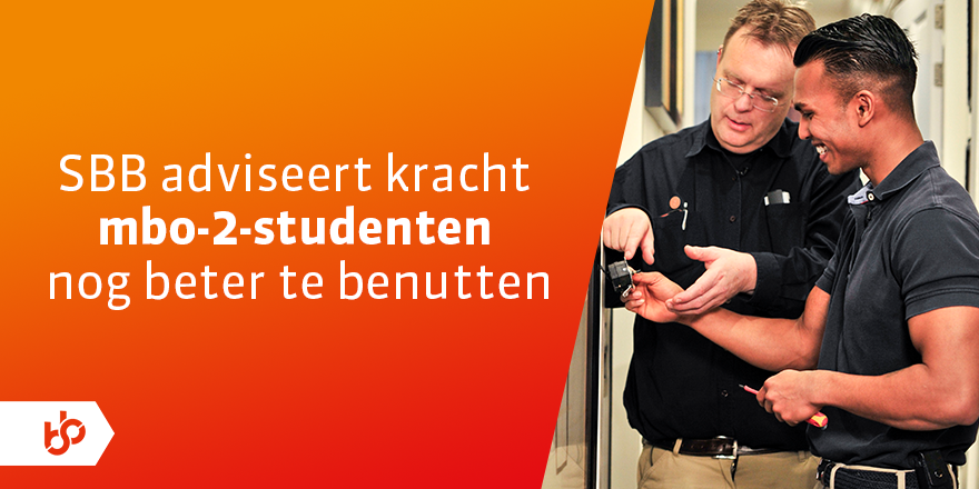Begin dit jaar vroeg minister <a href="/ivanengelshoven/">Ingrid van Engelshoven</a> aan SBB wat er mogelijk is op niveau 2 van het #mbo, om #studenten beter voor te bereiden op zelfredzaamheid, uitstroom naar werk of doorstroom naar een hoger mbo-niveau. Onlangs brachten wij advies uit 👉 s-bb.nl/nieuws/sbb-adv…