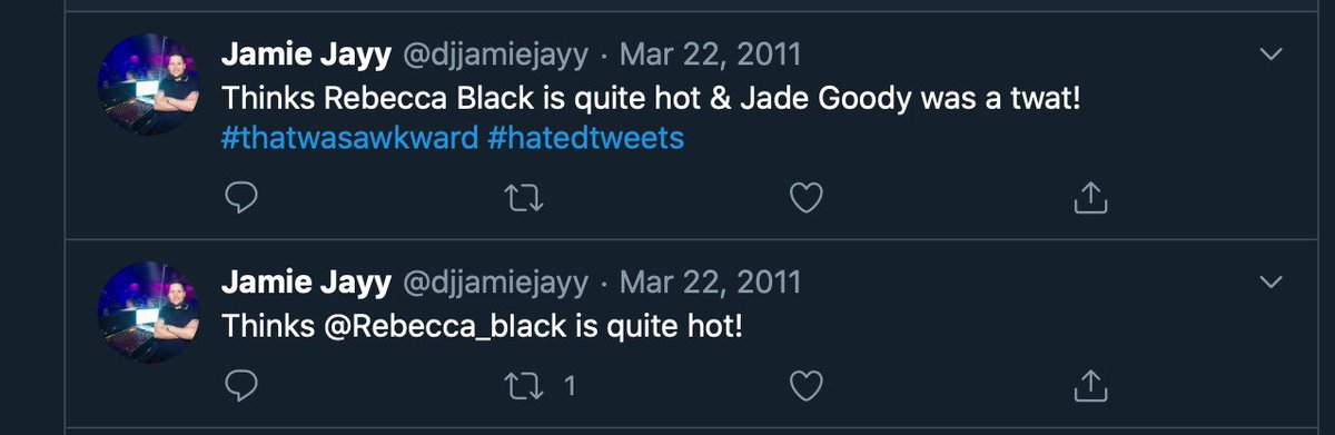 djcable's tweet photo. @djjamiejayy this shit is fucking disgusting. You’re vile. https://t.co/F2YS4QQM0U