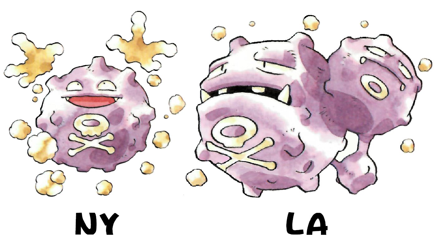 Weezing, Pokémon