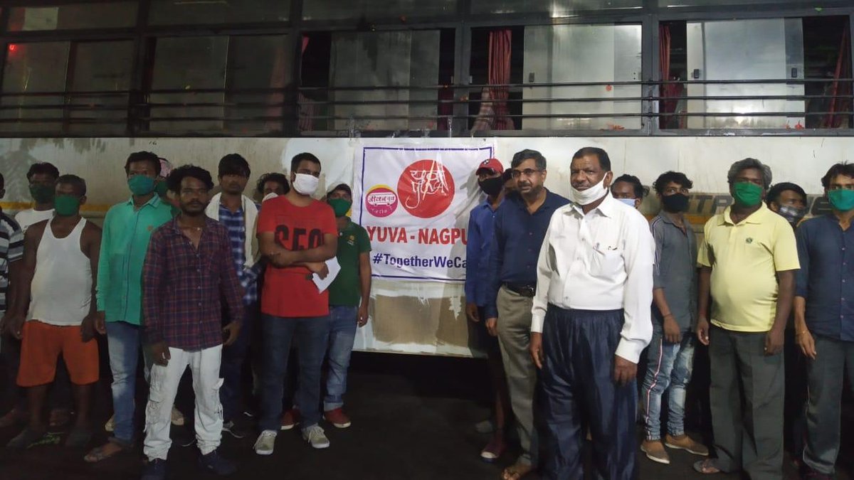 UNICEFIndia's tweet image. More amazing work being done by #JeevanRath 👏👏👏.

Last night, 25 shelter home migrants in Nagpur started their journey back to their homes in Jharkhand.

A spl thanks to Social Welfare Dept, Nagpur Municipal Corporation, DCP, Zone Assistant Commissioner &amp;amp; Collector Office.