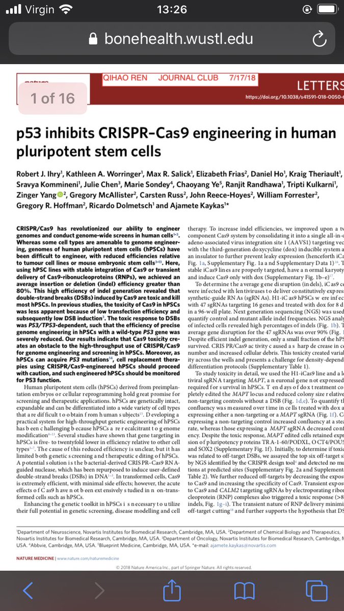 SiRNA approaches do not seem so bad all of the sudden...