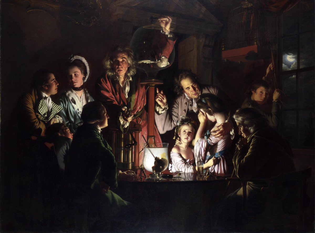 16. An Experiment on a Bird in an Air Pump, Joseph Wright of Derby, 1768