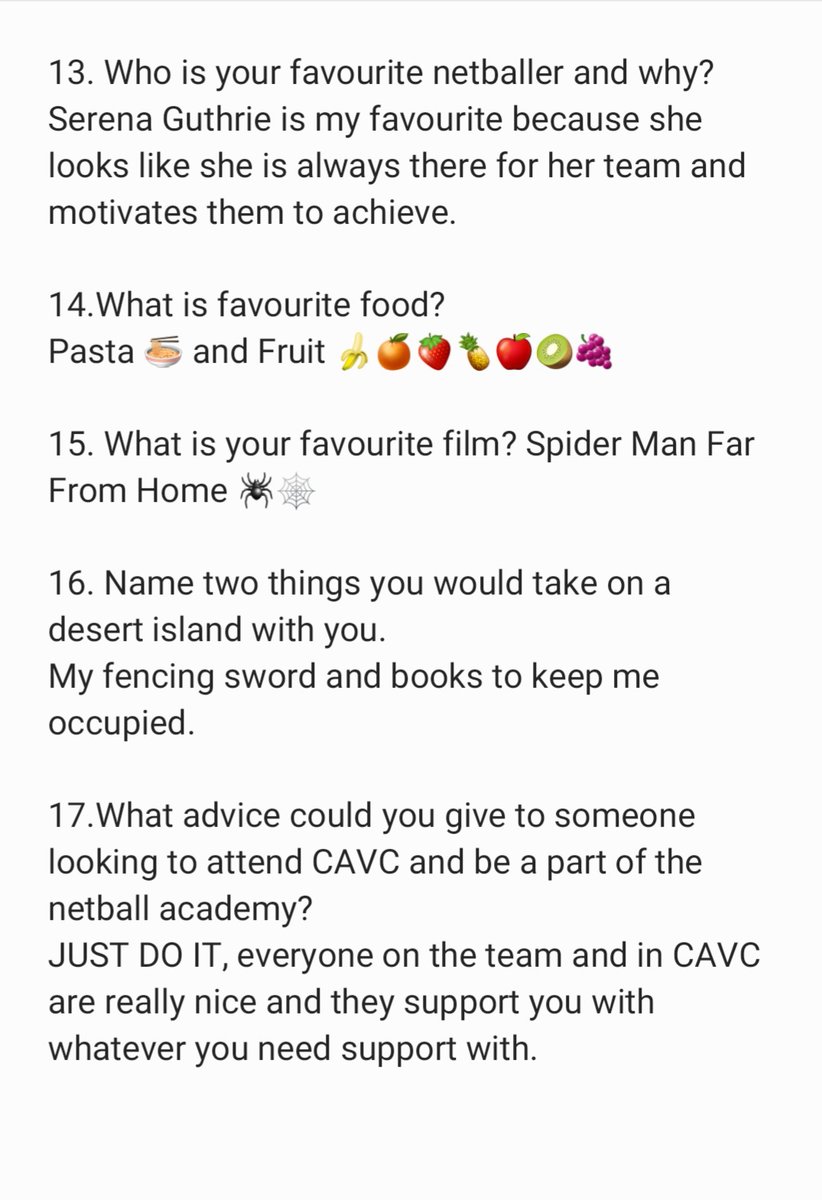 CAVC_Netball's tweet photo. Wythnos i heddiw rydyn ni'n edrych ar broffil chwaraewr Erin Corcoran.

Edrychwch arno a gweld beth sydd ganddi hi ddweud am academi pêl-rwyd CAVC.
#academifelun

@CAVC @CAVC_Sport @britishfencing @serenabob https://t.co/Af8dbplY3W