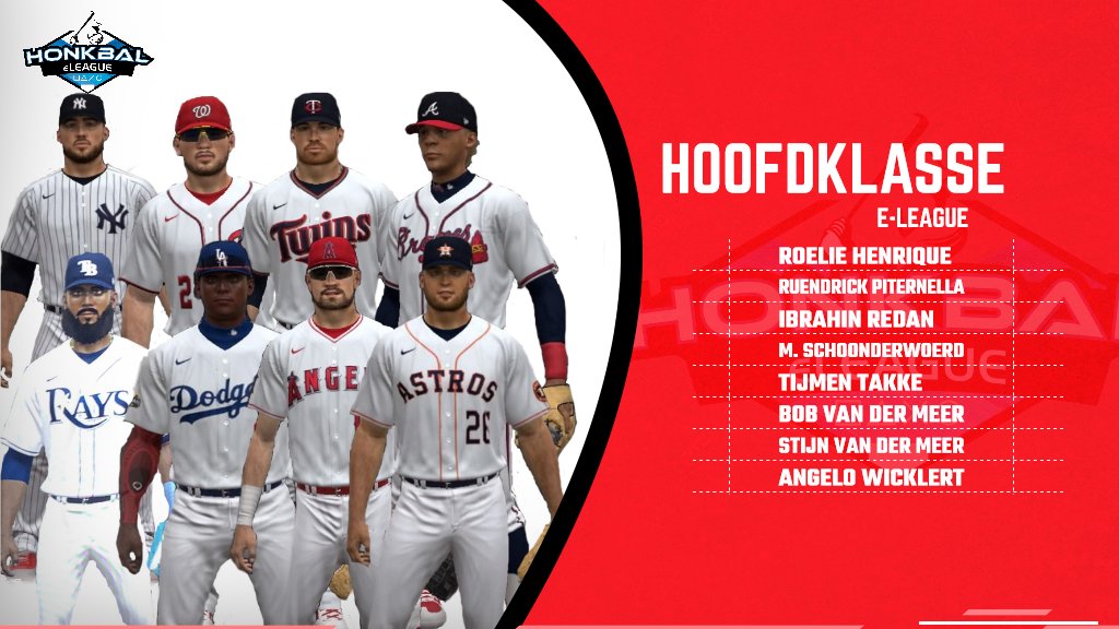 Vanaf vrijdag weer live Nederlands honkbal! Eindelijk! Maar wel even anders dan je gewend bent: om 20.00 uur trappen Curaçao Neptunus en L&amp;D Amsterdam de allereerste editie van de Hoofdklasse e-League af! #hkeleague #nlhonkbal 

Lees er alles over via: buff.ly/3frWnht