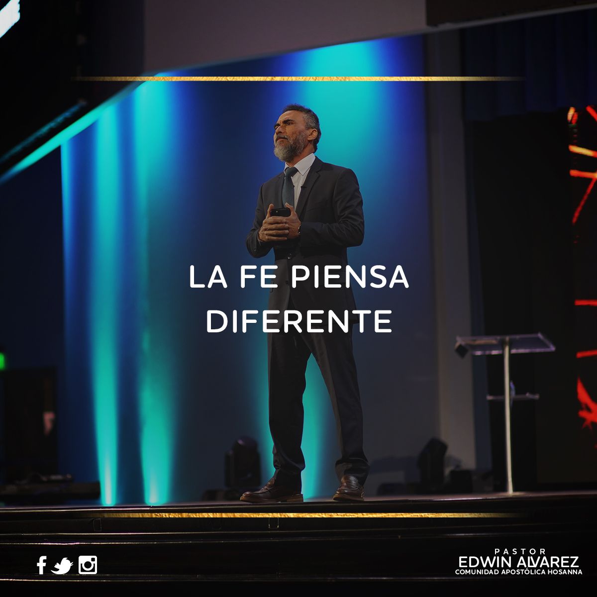 PsEdwinAlvarez's tweet photo. La fe piensa diferente. https://t.co/LneuIBlijm