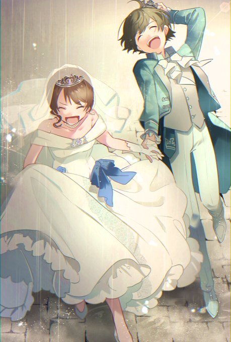 「1boy wedding dress」 illustration images(Popular)