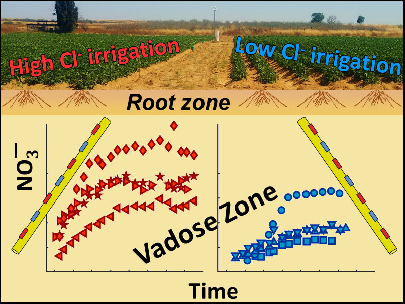 vadosezonej's tweet photo. Increased #irrigation water #salinity enhances #nitrate transport to deep unsaturated soil https://t.co/yCZenynz1T @GalWeissman @AlonBenGal1 @bidrBGU https://t.co/W8GzmvVrGf