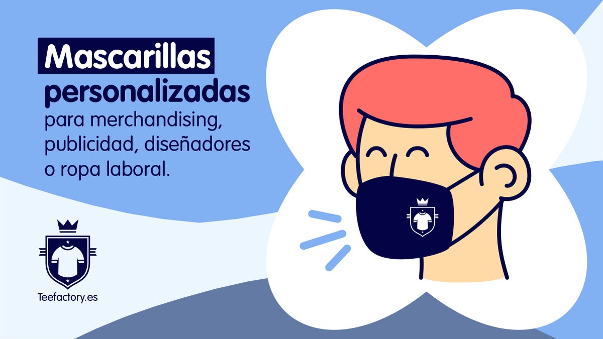 No teníamos pensado meternos en este mercado, pero tras decenas de consultas sobre mascarillas, aquí las tenéis! Mascarillas reutilizables de tela para serigrafiar, bordar o estampar a todo color 🌈
👉 teefactory.es/mascarillas-pe… 
#MascarillasPersonalizadas #Teefactory