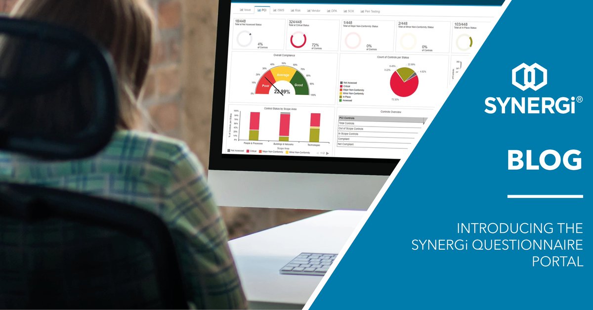 We listened to our customers and added the Questionnaire Portal to the list of functionality within the SYNERGi Governance, Risk and Compliance platform. Read our #blog to learn how it avoids the manual intervention of data sifting: irmsecurity.com/resources/intr… #Cybersecurity #GRC
