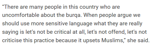 As second in command to Priti Patel at the Agents for White Supremacist Patriarchy, Munira Mirza concludes that Muslims are just being sensitive about Islamophobia, because it's obviously just hurt feelings.For an agent, you'd think her eyesight wouldn't be so myopic.