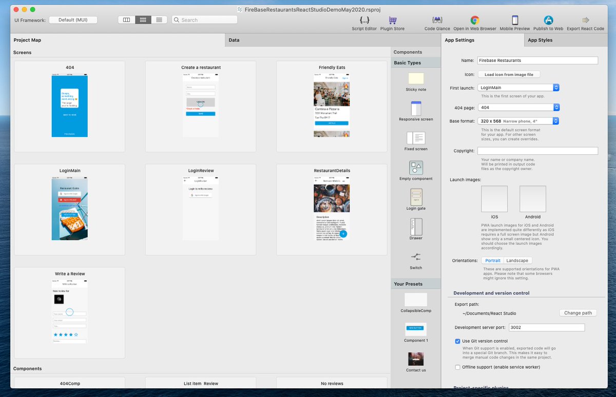 Code generation for React router is now part of vanilla React Studio. Read more on our blog. #react #javascript 

medium.com/@reactstudio/r…