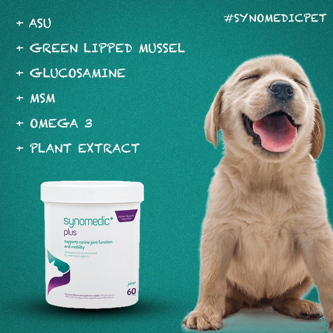 Find out here what goes into our amazing Synomedic+ Plus tasty chew!! 🐕 #EQMedic #SynomedicPlus #Dog