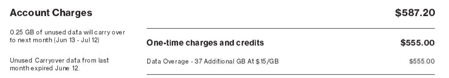 ThePaintedHome's tweet image. Verizon lures you in, then they go for the kill! $555.overage charge posted to 
@Verizon my act today! What hapned&quot;Will waive overage charges and late fees to support customers who may be financially affctd by the COVID-19 crisis&quot; #ComcastHELP!