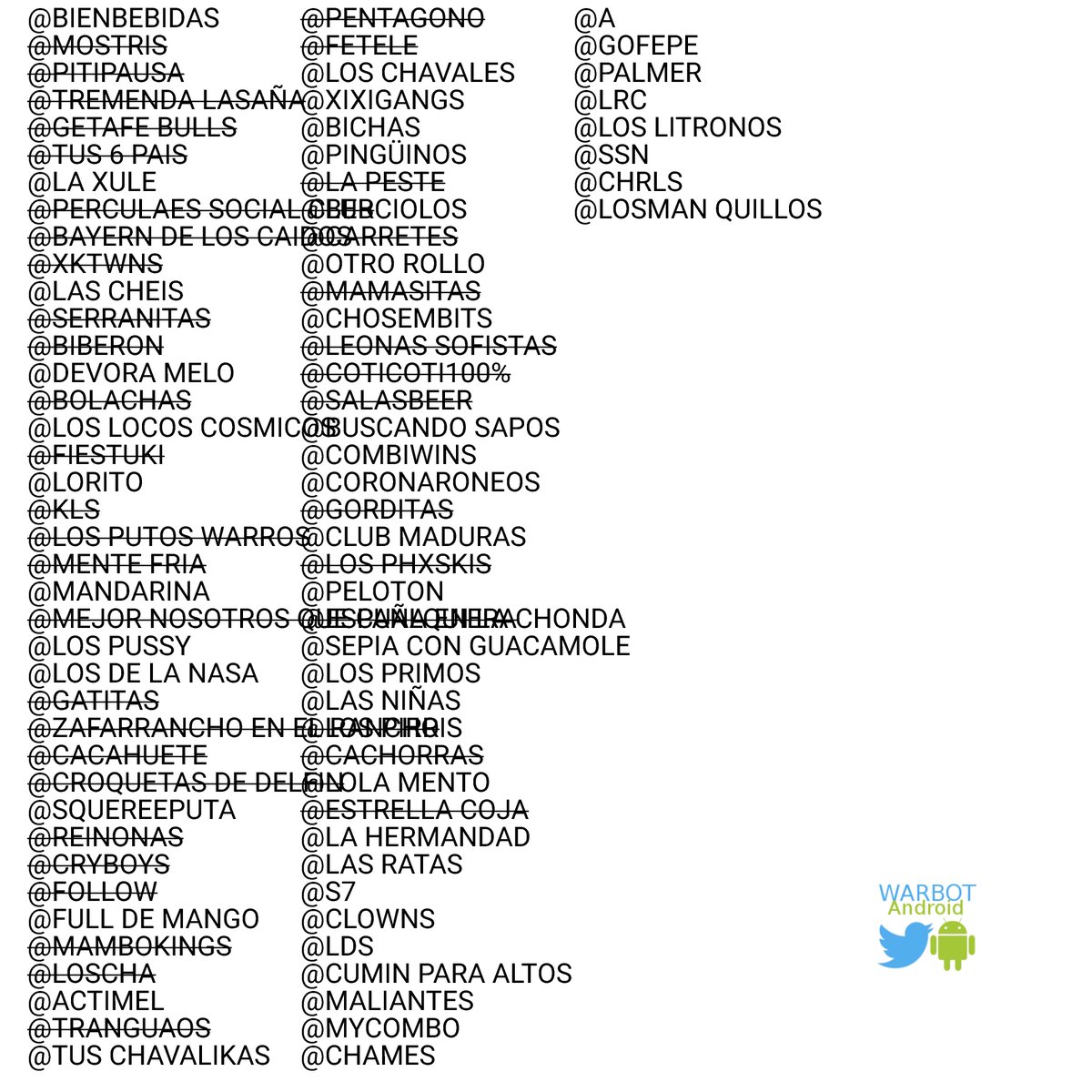 getafe_2's tweet photo. |Nueva Muerte en Getafe War Bot !|
@ACTIMEL ha matado a @CROQUETAS DE DELFIN. Quedan 48 todavía.
Tweet enviado desde #WarBotApp https://t.co/gEimaUlsmK