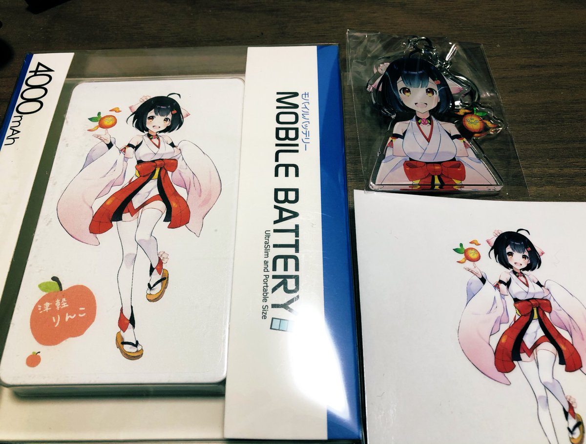 Kazusa5281989's tweet image. #津軽りんこ
りんこちゃんのグッズきた