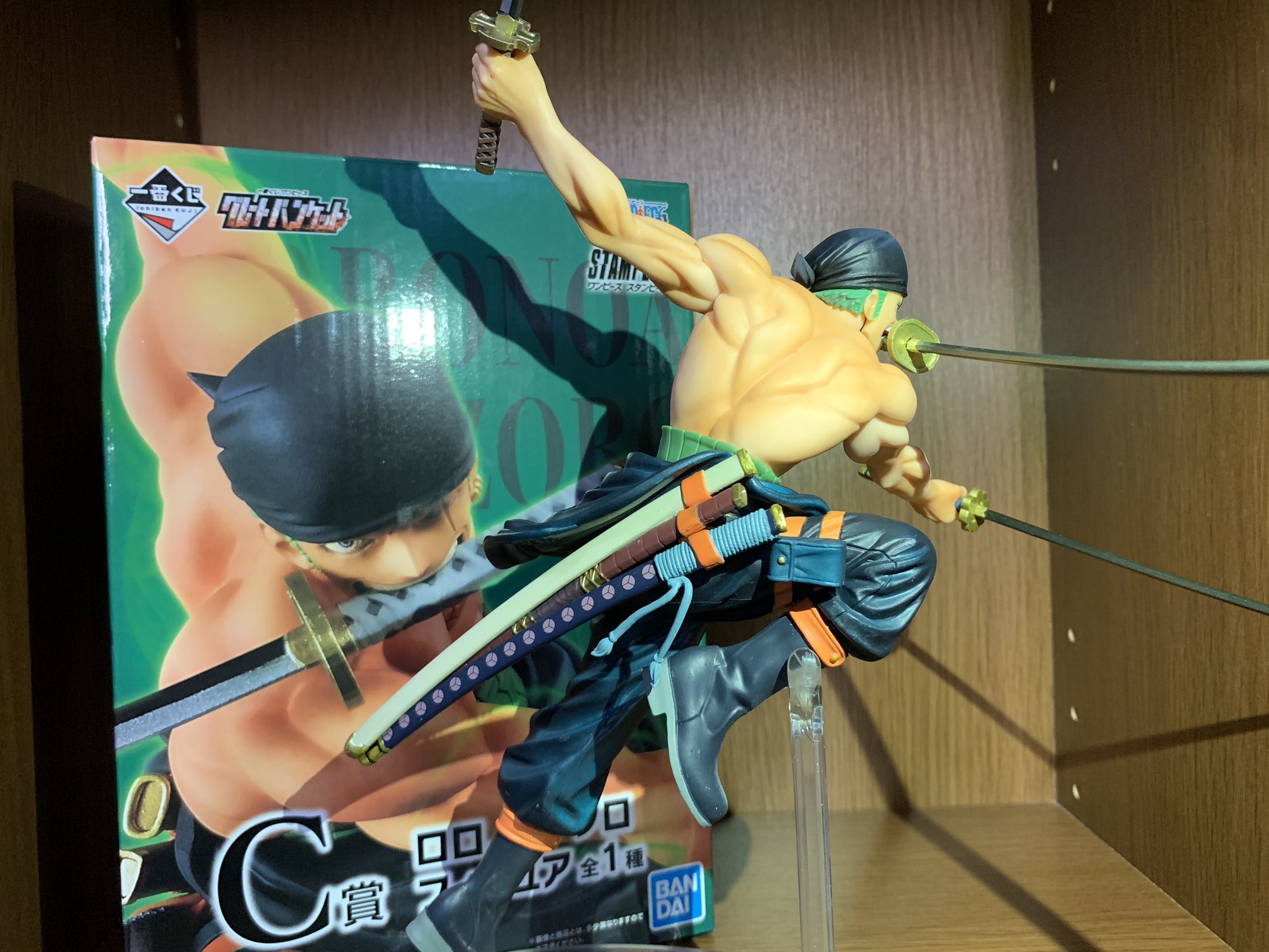 ONE PIECE - C賞 ロロノア・ゾロ フィギュア 一番くじ ワンピース グレートバンケット ONE PIECE プライズ(381) バンダイスピリッツ ONE PIECE - C賞 ロロノア・ゾロ フィギュア 一番くじ