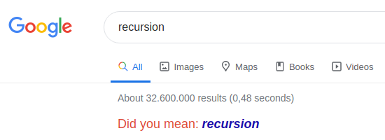 Google trolling me…