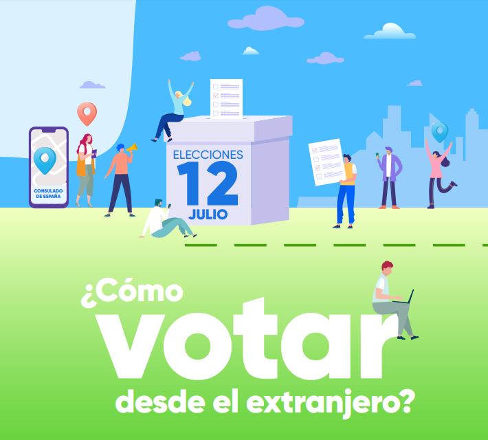 MAECgob's tweet photo. ‼️ Último día para solicitar el #voto desde el exterior para las #elecciones de #Galicia y #PaísVasco del 12 de julio:

🗳️ #CERA: a tu Delegación Provincial de la Oficina del Censo Electoral en #España

🗳️ #ERTA: en tu Oficina Consular

ℹ️ e impresos 🔗 https://t.co/0gDdqeefOv https://t.co/ecZmnsbGl6