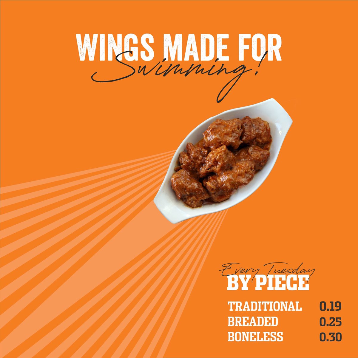 BuffaloWingsJO's tweet photo. Another TUESDAY, another Order by piece! 
🔸From 12 PM - 11 PM 
🔸Jabal Amman, #Abdoun, #Khalda, 7th Circle &amp; the #DeadSea. 

#Buffalowingsandrings #Amman #Jordan https://t.co/46nbIWZ7Qk