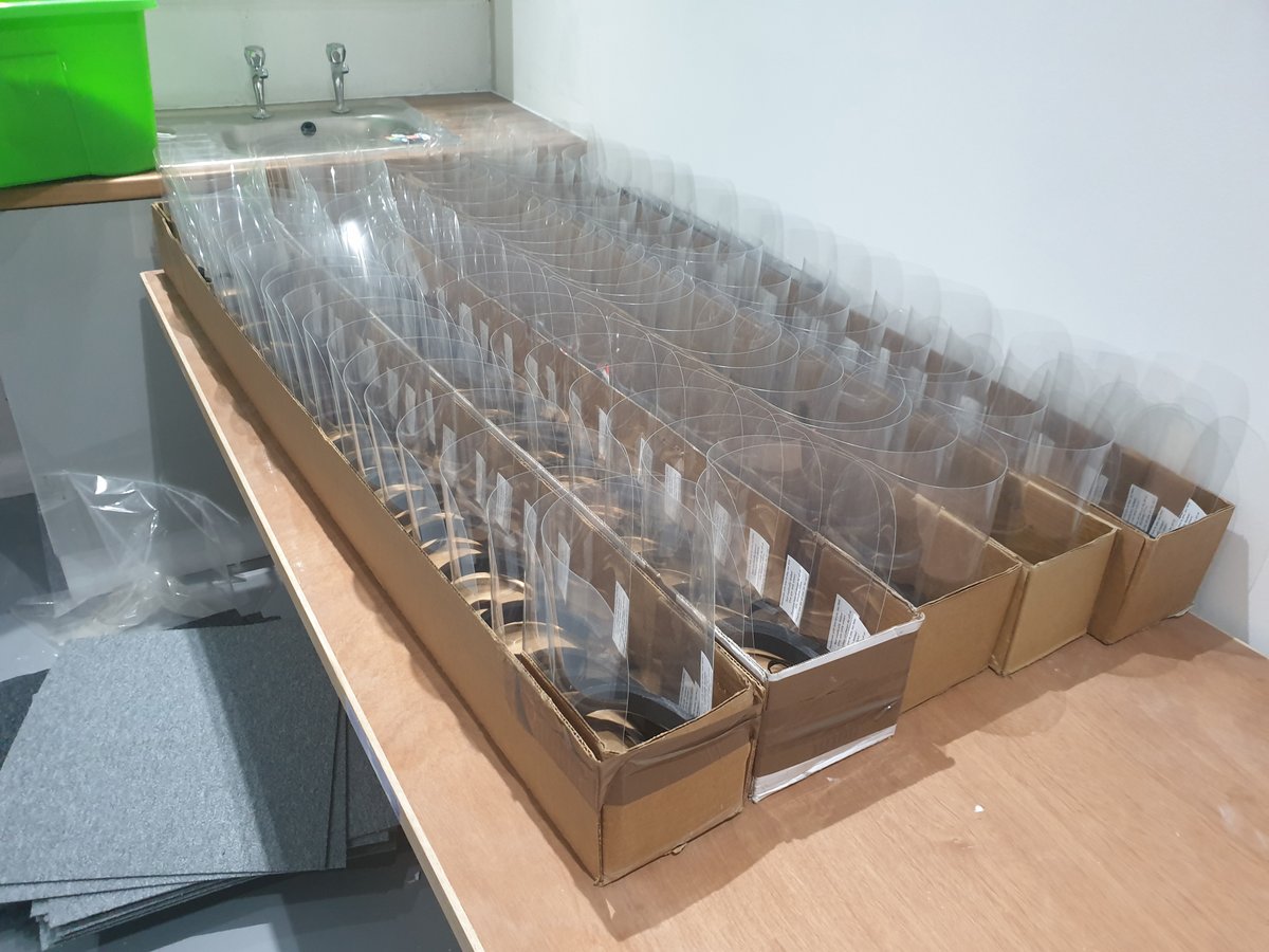 ARCWindowFilms's tweet image. As part of the nationwide #makethevisor campaign, we managed to produce over 3,000 face visors, donated free of charge and delivered to #KeyWorkers within the #NHS to help protect against #Covid19 
Lockdown well spent!!