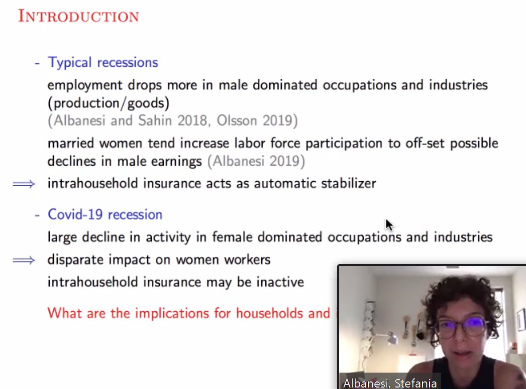 We welcome the final speaker of #CefESWebinar2020i: @stef_alba (@PittEcon) brings us back to very recent times with a presentation on household insurance and the #macroeconomic impact of the #COVIDー19.