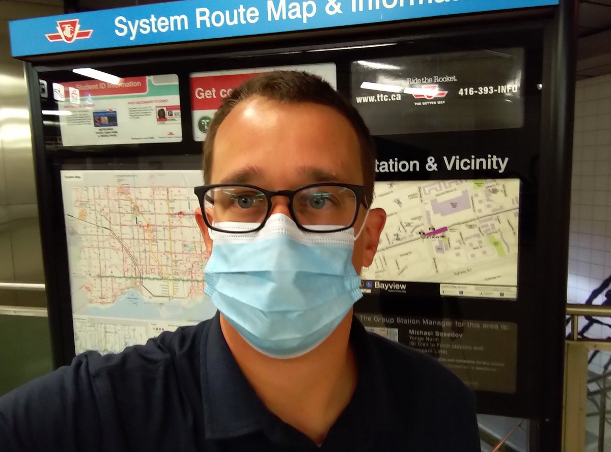 MonteMcNaughton's tweet photo. I had an early morning start today. On #TTC heading to Queen's Park. Busy day ahead!
Stay safe, everyone!
#WorkSafeON #Covid_19 @TTChelps https://t.co/NGKalElg5e