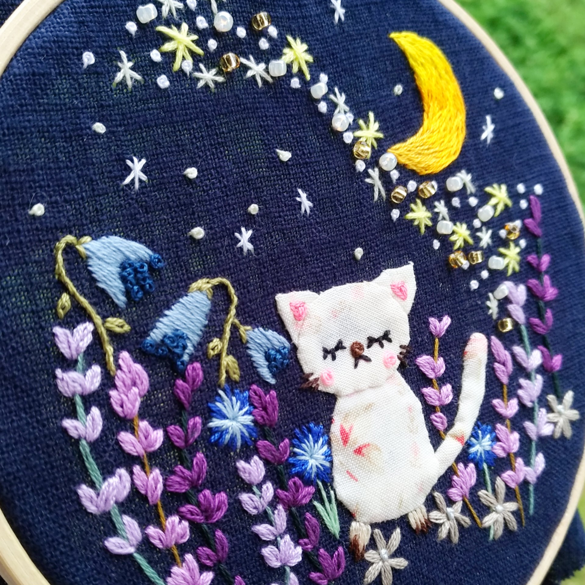 あきのかぜ 刺繍絵 on X: 
