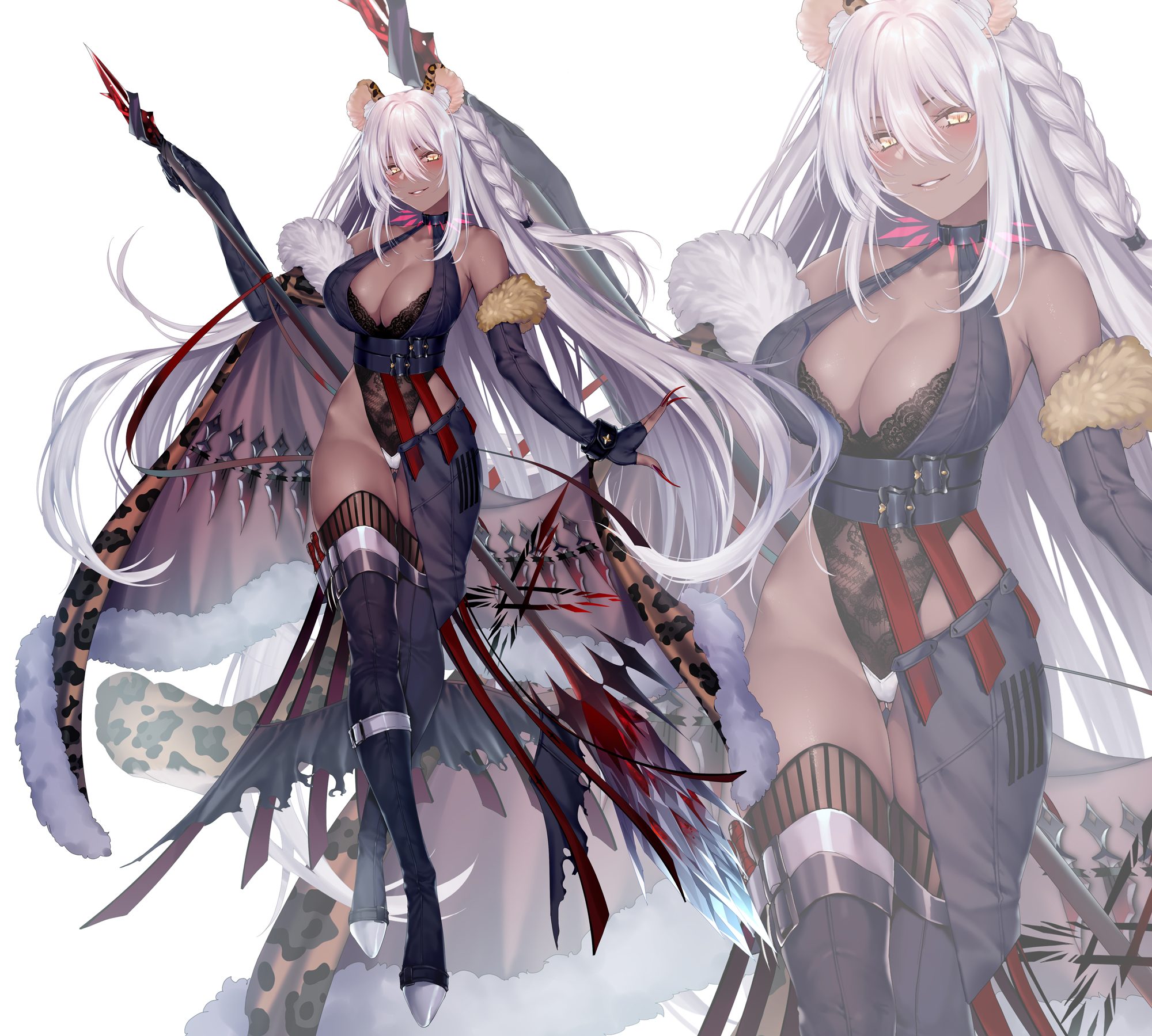 Xin 萌姫連合 在 Twitter 上 ゲームアプリ レッド プライドオブエデン にで サラ のデザインとイラストを担当させていただきました 褐色 ケモミミ メイド服 お姉ちゃんで 自分が大好きな要素いっぱい描けたので楽しかったです そしてボイスはなんと内田彩さん