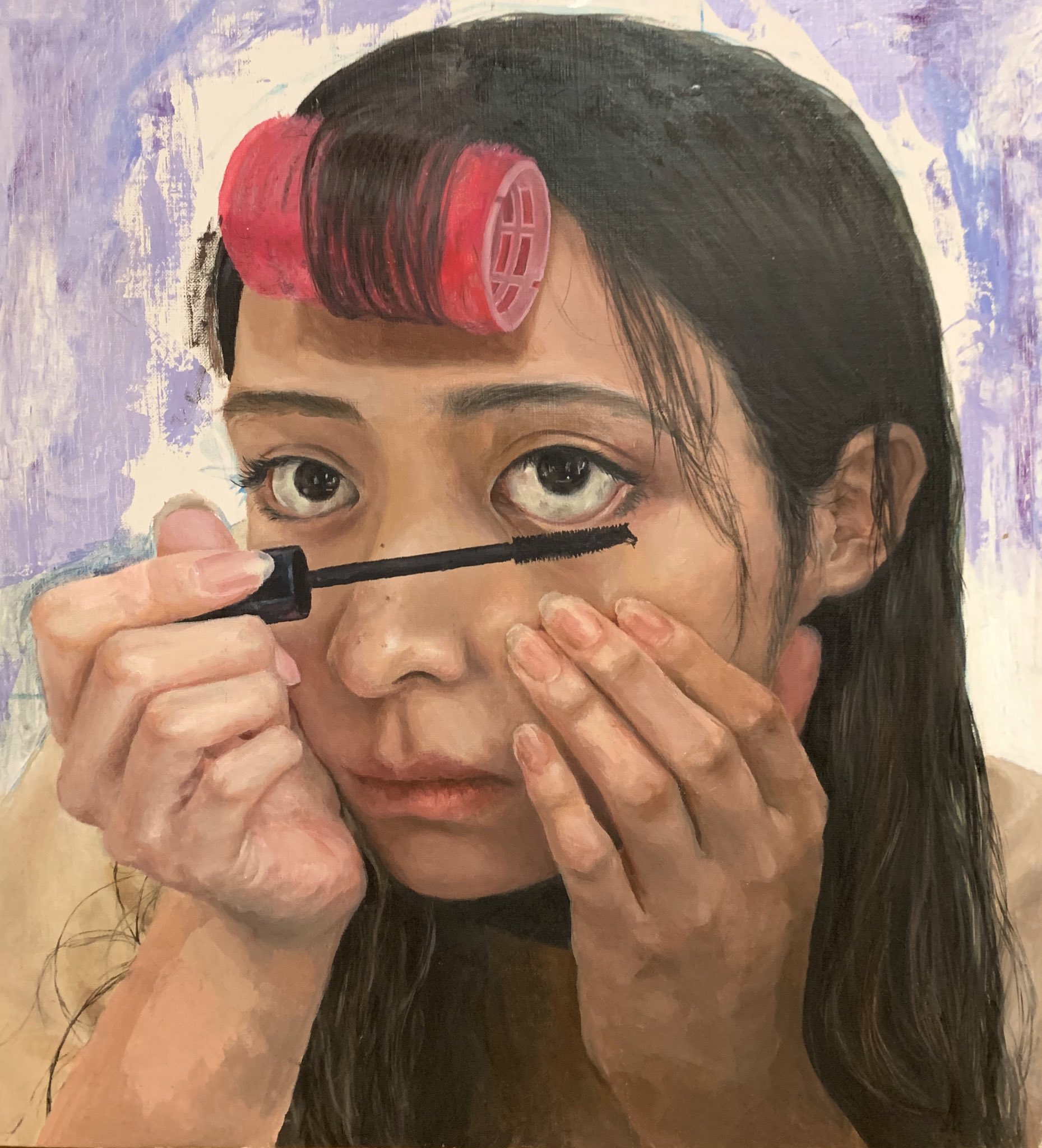 倉持リネン 二十歳の自画像出そうと思って描き始めたけど背景悩んでる間に期限来て諦めたヤツ出てきた 今来てるお仕事終わったら続き描こうかな T Co 7wkqfoaroz Twitter