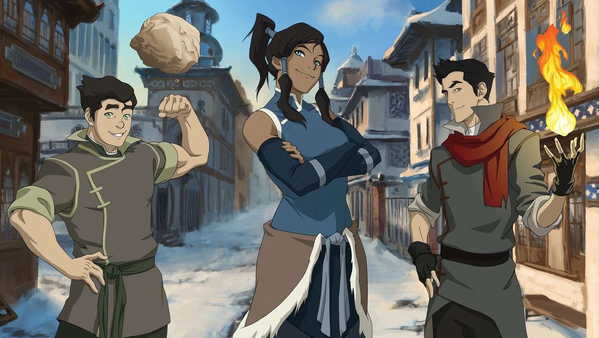 - DAY 21 -Les séries animées fantastiques sont légions... Alors parlons de  #LegendofKorra ! Suite de  #TheLastAirbender, elle propose de nouveaux perso et élargit son univers sans tomber dans la redite. Une pépite, pour l'animation et les thèmes qu'elle traite  #31daychallenge