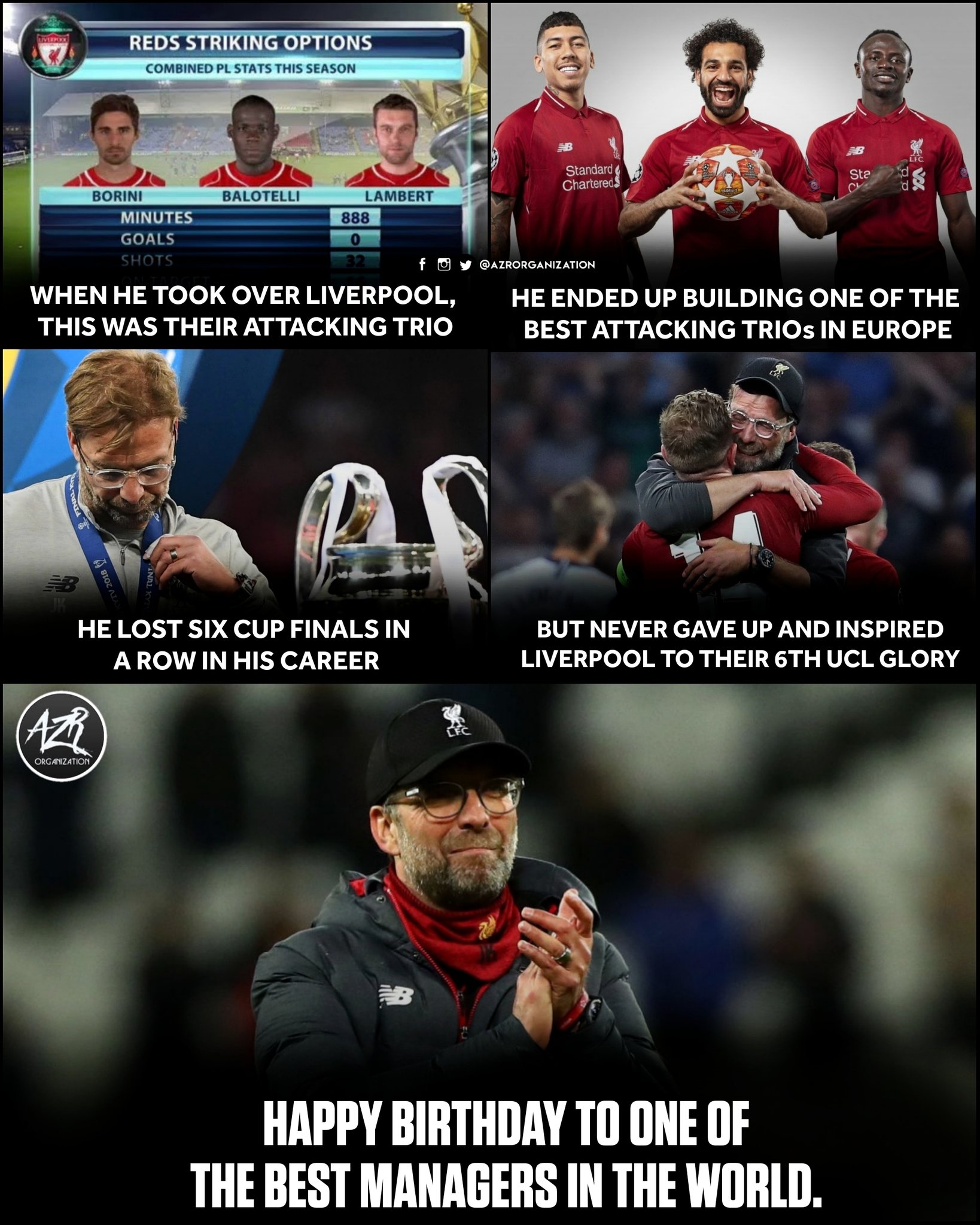 Happy Birthday Jurgen Klopp.    