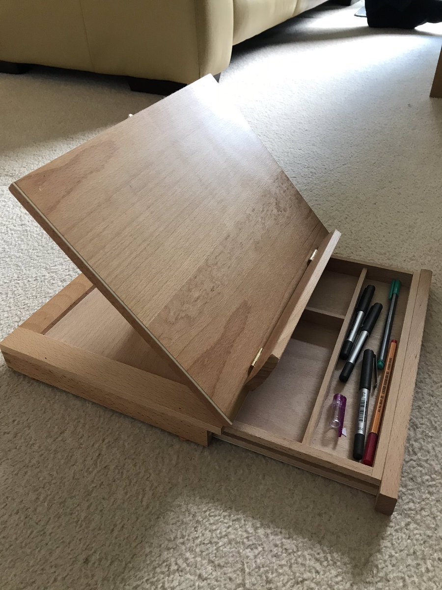 CottageCalm's tweet image. Calling all artists! I can’t recommend highly enough the #Meeden desktop easel for all artworks. I bought mine from #Amazon. Love the drawer, adjustable angle and the dimensions. Perfect!