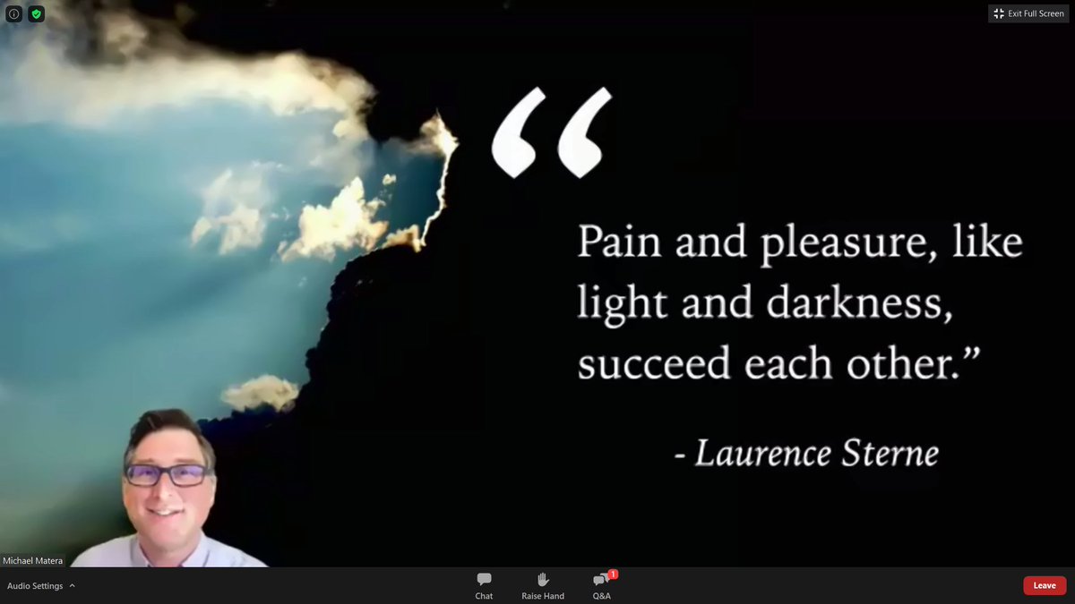 JJ_Burry's tweet image. &quot;Pain and pleasure, like light and darkness, succeed each other.&quot; -Laurence Sterne

We all struggle, but that&apos;s how we work toward success.

@mrmatera #TransformED2020 #R12TransformED