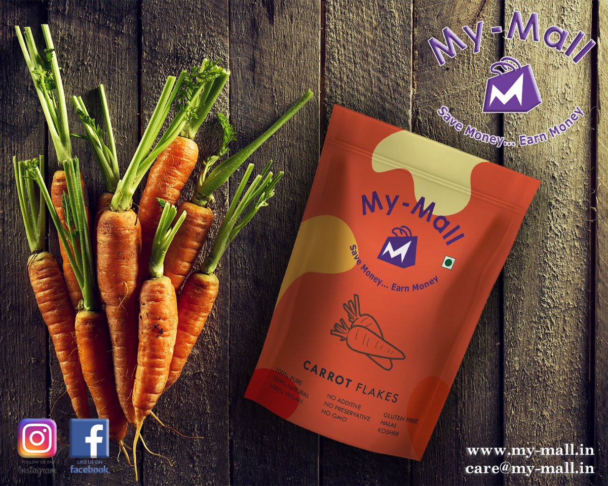 My mall presents carrot flakes

Quick benefits:
It helps to Heal wounds, Helps digestion, Clear up the skin

#ayurvedicmedicine #ayurveda #organic #organicfood #indianorganic #Gealthydigestion #healthydigestive #digestivehealth #digestivo #woundcare #wounds #wound #woundtreat