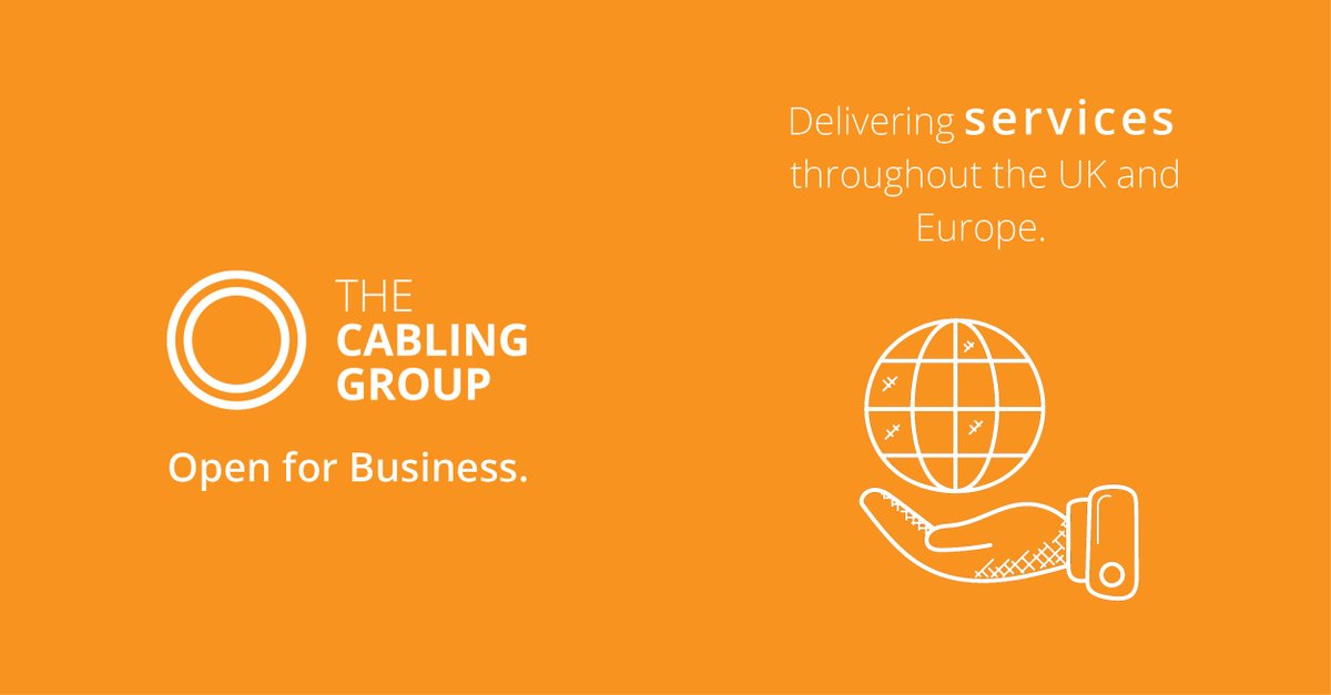 The Cabling Group – Open for Business.

#ITInfrastructure #Buildingtechnologysolutions #inspiringworkplaces #intuitiveexperiences #technologydesign #innovation #safety #EMEA #Europe