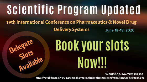 FoodWebinar20's tweet photo. #ScientificAgenda updated for #Pharmaceutica #Webinar 2020 scheduled on #June 18-19, 2020
#Delegate slots left 
#WhatsApp us for any queries +44 7723584563
#RegisterNow!!! https://t.co/ck16sKuVLQ