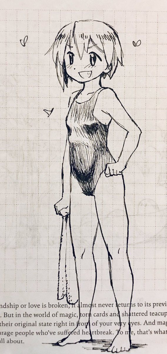 Young and confident swimsuit Sayaka 